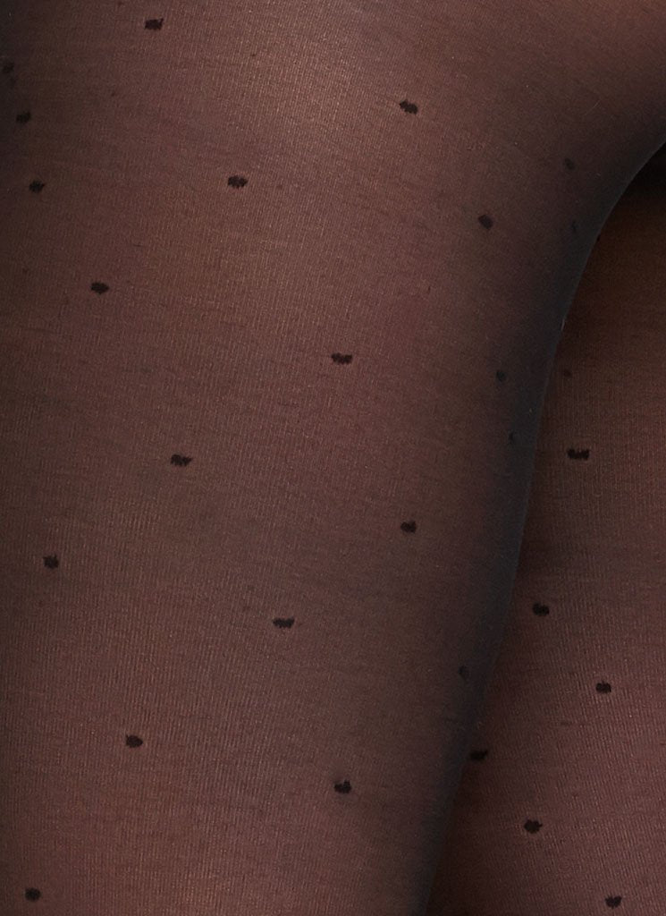 Swedish Stockings - Doris Dots 40 Denier - Strumpfhose -schwarz