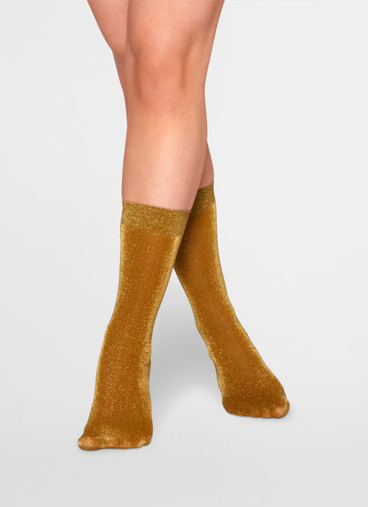 Ines Shimmery - Gold - Socken