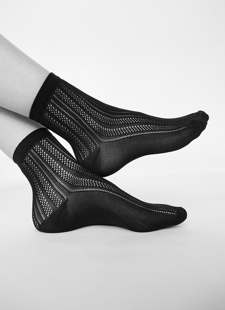 Klara - Schwarz - Socken